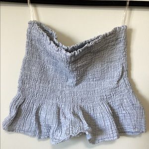 Strapless American eagle top